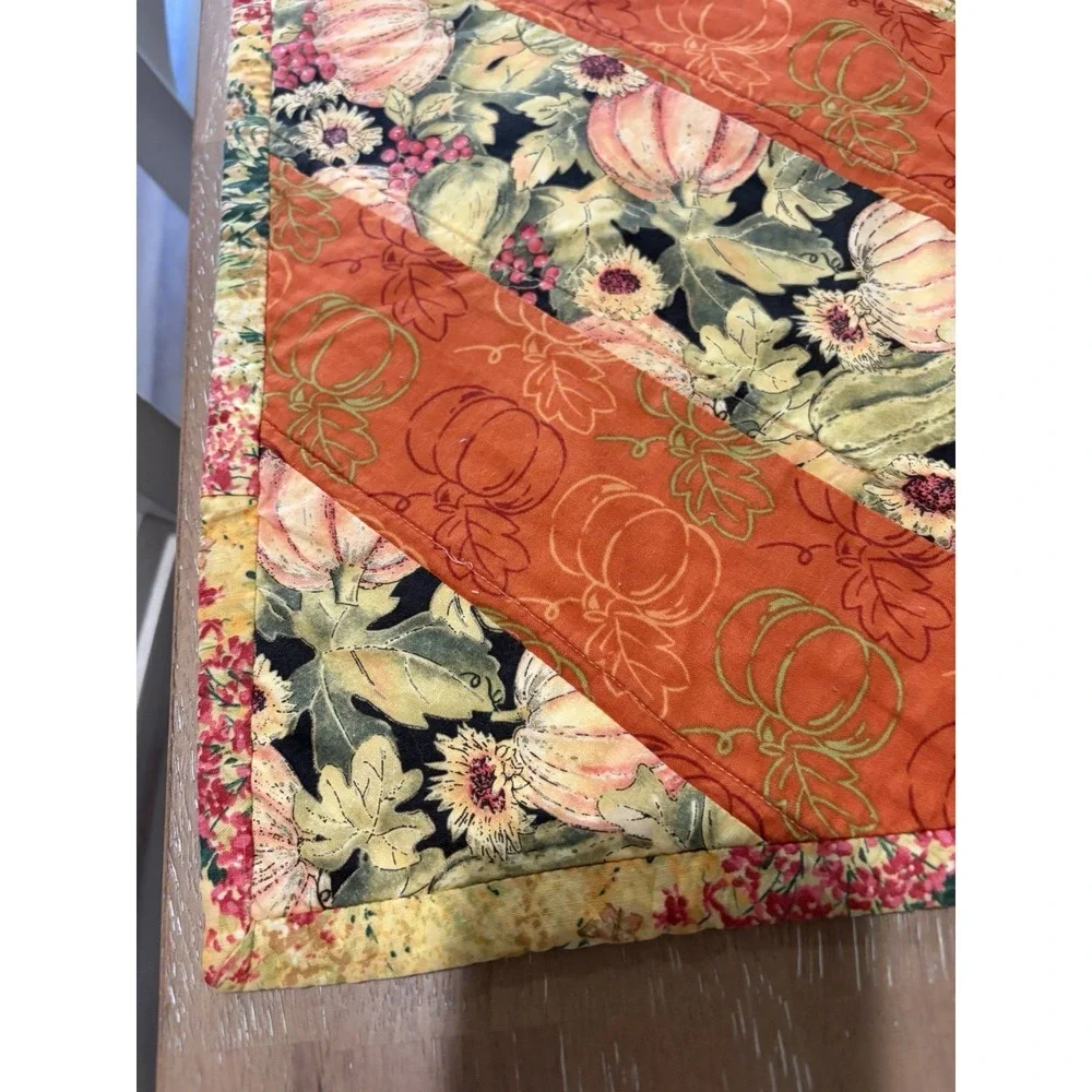 Handmade Patchwork Autumn Table Runner~28